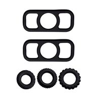 Pênňís Ring Set for Couples Clock Rings Set Tõys for Men Longer Harder