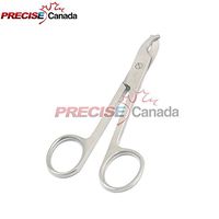PRECISE CANADA: WHITE TOE NAIL SCISSORS 4.75” GERMAN GRADE PC