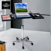 Sharper Image Height Adjustable Laptop Cart