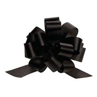 Gift Wrap Pull Bows Bows 4" Black case of 50