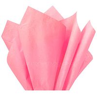 Flexicore Packaging® Tissue Paper Gift Wrap | Baby Pink | Size:15"x20" | 100 Sheets | Acid Free | Bulk | DIY Craft |