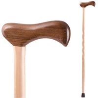 Handcrafted Wood Walking Cane - Made in the USA by Brazos - Twisted Maple Walnut Lightweight - 37 Inches