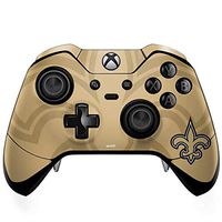 Skinit Decal Gaming Skin for Xbox One Elite Controller - Officially Licensed NFL New Orleans Saints Double Vision Design