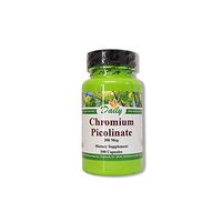 Daily Manufacturing Chromium Picolinate 100 Capsules, 2 Pack