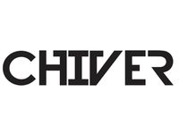 Keep Calm Chiver 8" Wide Logo Decal Sticker for Cars Laptops Tablets Skateboard - White