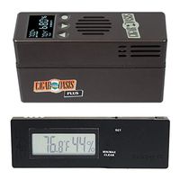 Cigar Oasis Plus 3.0 Electronic Cigar Humidifier with Digital Caliber Hygrometer Bundle