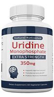 Uridine Monophosphate Maximum Strength 350 mg, 60 Vegetarian Capsules, Choline Enhancer, Brain & Memory Nootropic Supplement, Pure Uridine Powder Complex Formula, Non-GMO, No Filler Pills, Made in USA (2)