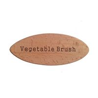 Vegetable Brush - Made from All Natural Bamboo and Palm Fibers - Scrub and Clean Carrots, Potatoes, Corn, Beets, Asparagus etc.
