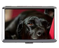 Cigarette Case,Pet Labrador Dog Pocket Holder for 14 Cigarettes