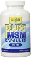 Natural Balance 500 mg Pure MSM Nutritional Supplement, 250 Count