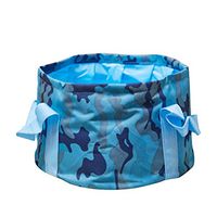 15L Folding Bucket with Handles Multi Functional Outdoor Large Capacity Portable Oxford Water Storage Container