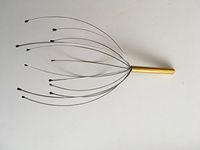 Manual Scalp Massager and Head Scratcher (Gold)