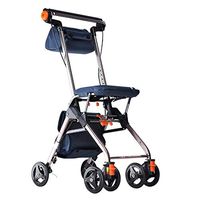 Seat & Roller Bar Covers Walker Patient Multi-Function Rehabilitation Walker The Best Gift for Parents The Old Man Grocery Shopping Cart is Easy to Fold Easy to Carry