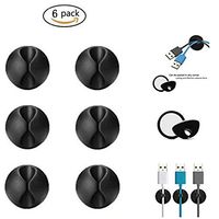 C-Tech 10 Pack Cable Clips & Cord Management Drops 3M Self Adhesive Stick On Organizer for Car, Ethernet, PC, USB, iPhone, HDMI, or Desk (Single Mini 1) White