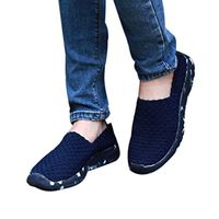 Neartime Women Shoes, 2018 Spring/Autumn Women Woven Flat Breathable Lazy Shoes Shallow Resistant Leisure Sport Shoes