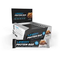 Legion Protein Bar - 100% Whey and Pea Protein, Baked Bars with Prebiotic Fiber - High Protein (20g) Low Fat (6g) Low Sugar (4g), No Soy or Gluten - Natural Flavors (12) (Chocolate Peanut Butter) …