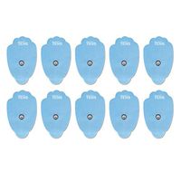TENS Electrodes Compatible with HealthMateForever, 10 (5 Pair) Premium HealthMate Compatible Replacement Pads for TENS Units, Discount TENS Brand