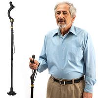 Walking Cane for Men and Walking Canes for Women - by medical king - Special Balancing - Cane Walking Stick Have 10 Adjustable Heights - self Standing Folding Cane, Collapsible Cane,