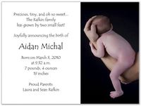 Jericho Birth Announcements - Set of 20