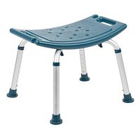 Flash Furniture HERCULES Series Tool-Free and Quick Assembly, 300 Lb. Capacity, Adjustable Navy Bath & Shower Chair with Non-slip Feet