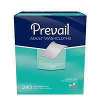 Prevail Adult Washcloths, 240 Count
