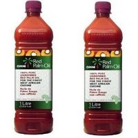 Red Palm Oil (100% Pure) 2 Bottle (33.81 Oz Ea.)