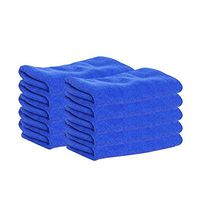 Sonmer New Microfiber Car Wash Towel, for Car Detailing Care (Blue, Pack of 10)