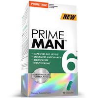 Complete Nutrition Prime Man, Dietary Supplement for Men, Testosterone Support, Increases Nitric Oxide, Mood Support, 60ct Capsules