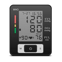 YGSYSC Blood Pressure Monitor for Home Use with Large LCD Display, 2 Sets of User Memories, Digital Automatic Measure Blood Pressure and Heart Rate Pulse