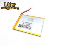 BIHUADE 3.7V 3500mAh 357595 Polymer Lithium Li-ion Battery Rechargeable Lithium Polymer Li-Po Battery for MP4 GPS MP3 Bluetooth Stereo DIY Gift (357595)