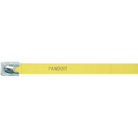 Panduit MLT1H-LPALYL Pan-Alum Cable Tie, Aluminum, Yellow, 50lbs Min Tensile Strength, 1.0" Max Bundle Diameter, 0.50" Min Bundle Diameter, 0.012" Thickness, 0.31" Width, 5.5" Length (Pack of 50)