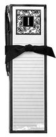 "Monogram I" Magnetic List Pad & Pen Gift Set, Blanc Noir Series