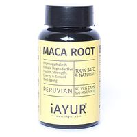 iAYUR Maca Root Extract 500 Mg 90 Veg Capsules | Tested & Certified 100% Potent, Natural, Pure & Safe - Peruvian Origin