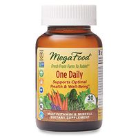MegaFood, One Daily, Supports Optimal Health and Wellbeing, Multivitamin and Mineral Supplement, Gluten Free, Vegetarian, 30 Tablets (30 Servings) (FFP)