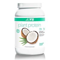 NF Sports All-Natural Plant-Based Protein (Coconut Cream) - Organic Protein, Gluten Free - 28 Servings