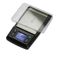 AMERICAN WEIGH SCALES BCM Series Digital Pocket Weight Scale, Silver, 100G (AERO-100-BLK)
