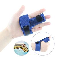 1 Piece Trigger Finger Splint, Built-in Aluminium Mallet Finger Brace Trigger Finger Straightening Supports for Sprains, Pain, Relief Injury (Right)