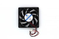 DC 24V 70mmx70mmx15mm 9 Vanes PC CPU Computer Cooling Fan w Metal Finger Guard