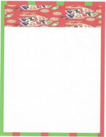 Pizza Party Stationery Printer Paper 26 Sheets