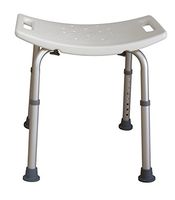 Essential Medical Supply Adjustable Tool Free Blow Molded Shower Bench