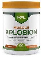MFL Muscle Xplosion | Pre-Workout | 0 Sugar | Sweetened with Stevia | All-Natural | 60 Servings (Espresso)