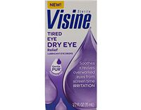 Visine Tired Eye Dry Eye Relief Lubricant Eye Drops 0.5 oz (Value Pack of 11)