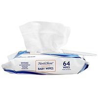 NorthShore Supreme Quilted Baby Wipes, Unscented, Aloe, 7x8 in., 192 ct (3/64s)