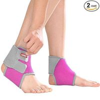 1 Pair Kids Ankle Brace Support Protector Guard Sleeve Children Adjustable Ankle Tendon Compression Foot Support Wraps for Sports Dance Running Basketball Skating Soccer Cycling