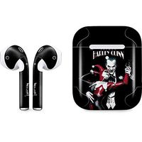 Skinit Decal Audio Skin for Apple AirPods with Wireless Charging Case - Officially Licensed Warner Bros Harley Quinn and The Joker Design