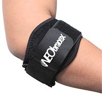 NEObracex Tennis Elbow Brace Forearm & Elbow Pain Relief for Golfers, Tennis, Baseball, Lateral Epicondylitis, Tendonitis, Ulnar Nerve Compression, Adjustable Support Band