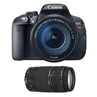 Canon EOS Rebel T5i with EF-S 18-135mm is STM Kit + Canon 75-300mm f/4.0-5.6 EF III Zoom Lens USA