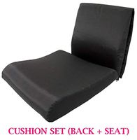 Karman Healthcare Cu-Ergo 16" X 17" Memory Foam Back and Seat Cushion Set | Water Resistant Upholstery | 2 inches Thick