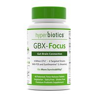 Hyperbiotics GBX-Focus Time Released with Targeted Strains and Suntheanine® to Support The Gut-Brain Connection