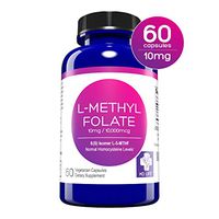 MD. Life L Methylfolate 10mg – Active Folate 5-MTHF, Professional Strength Methyl Folate - Immune Support, Essential Amino Acids – Vegan Gluten-Free - 60 Capsules